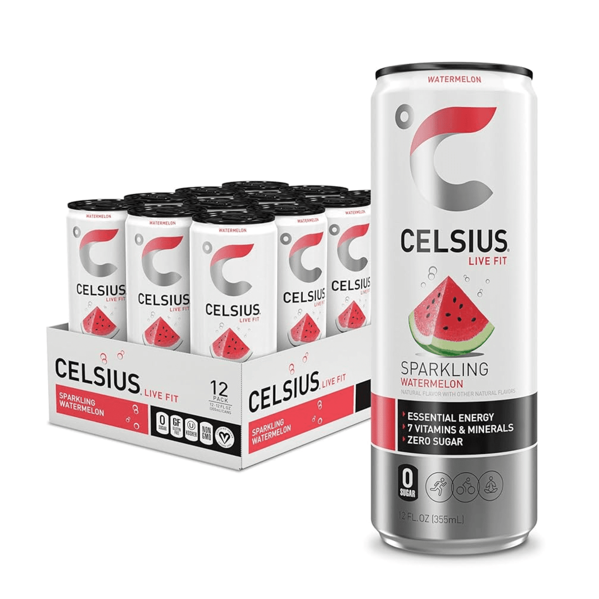 Celsius Energy supplement facts panel
