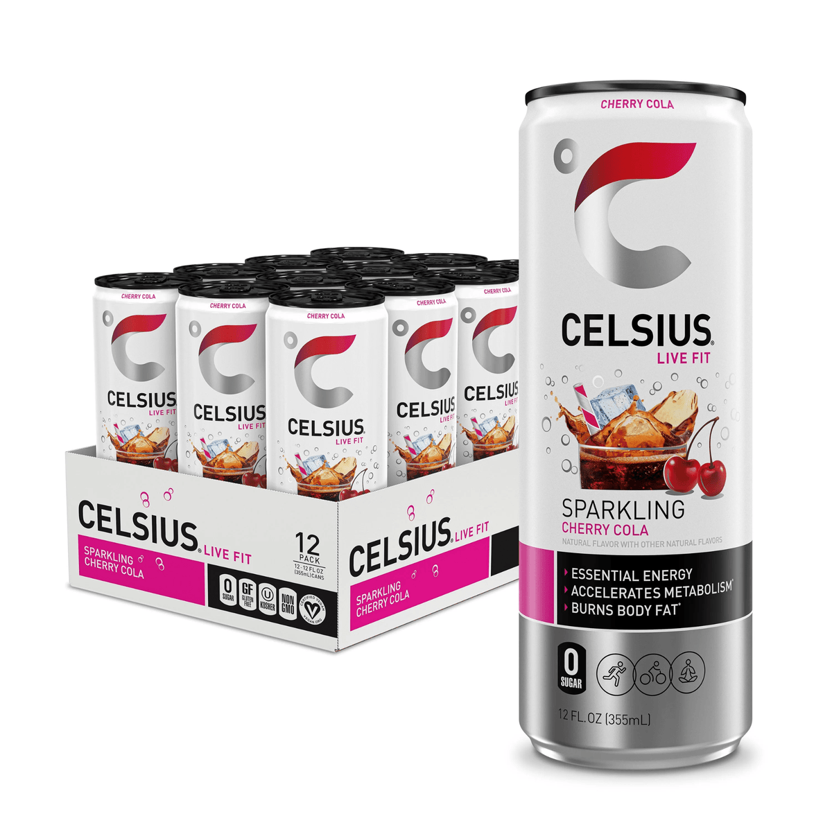 Celsius Energy supplement facts panel