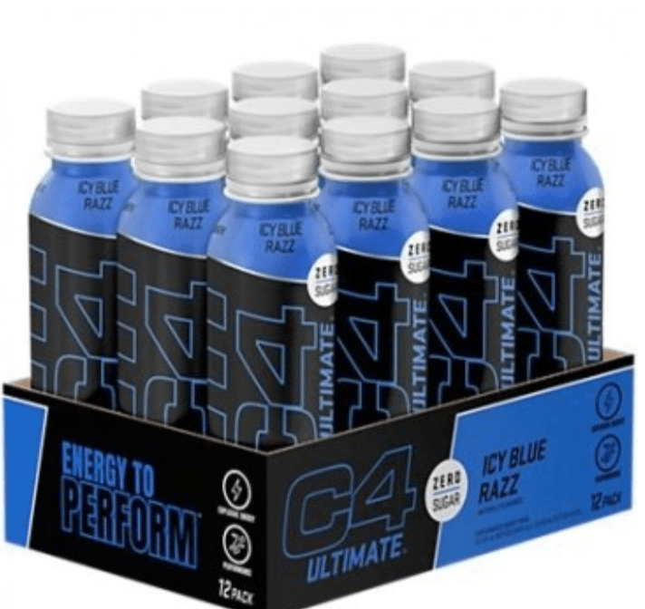 Cellucor C4 Ultimate Black Bottle RTD, front of container