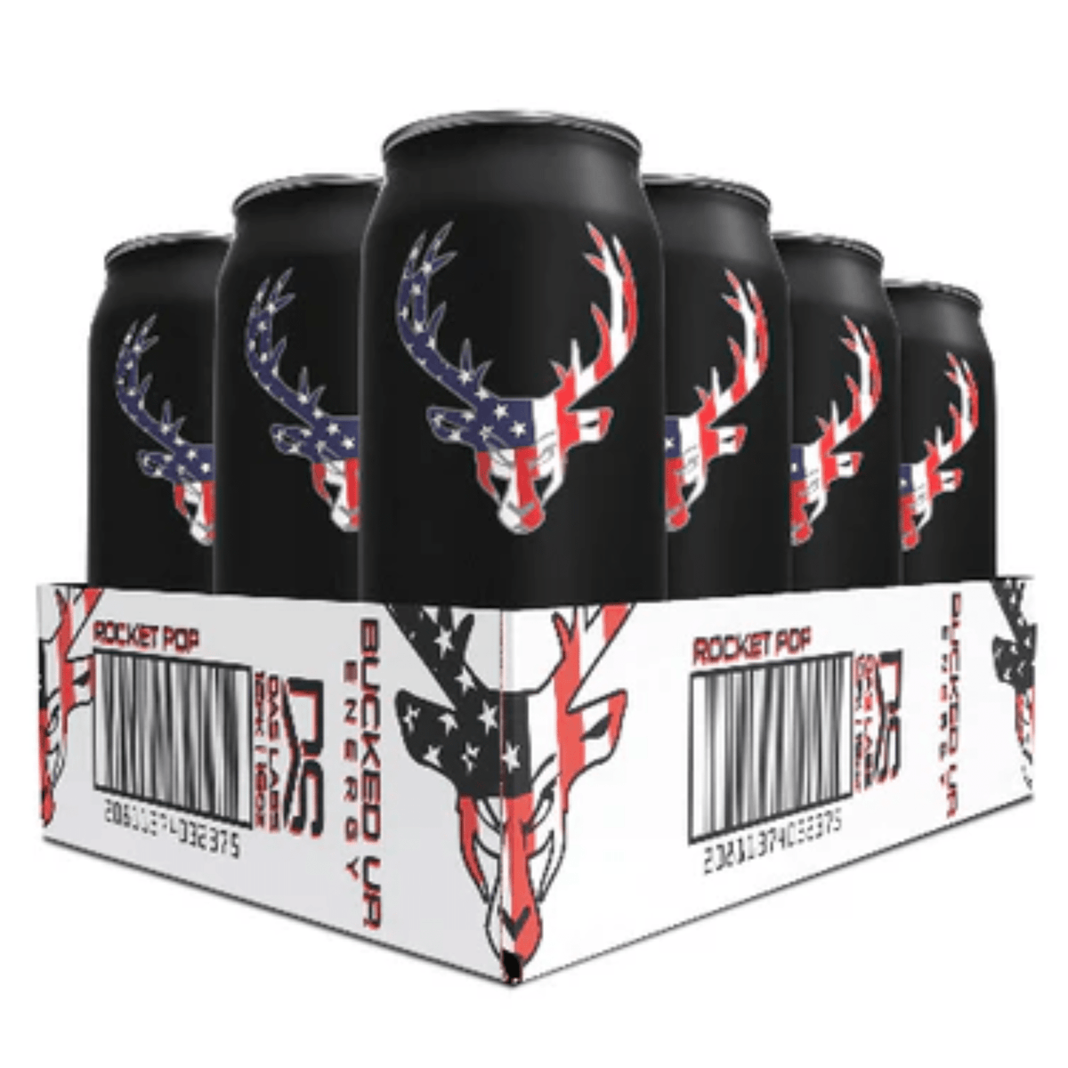 Bucked Up Energy, 12ct size, Rocket Pop flavor