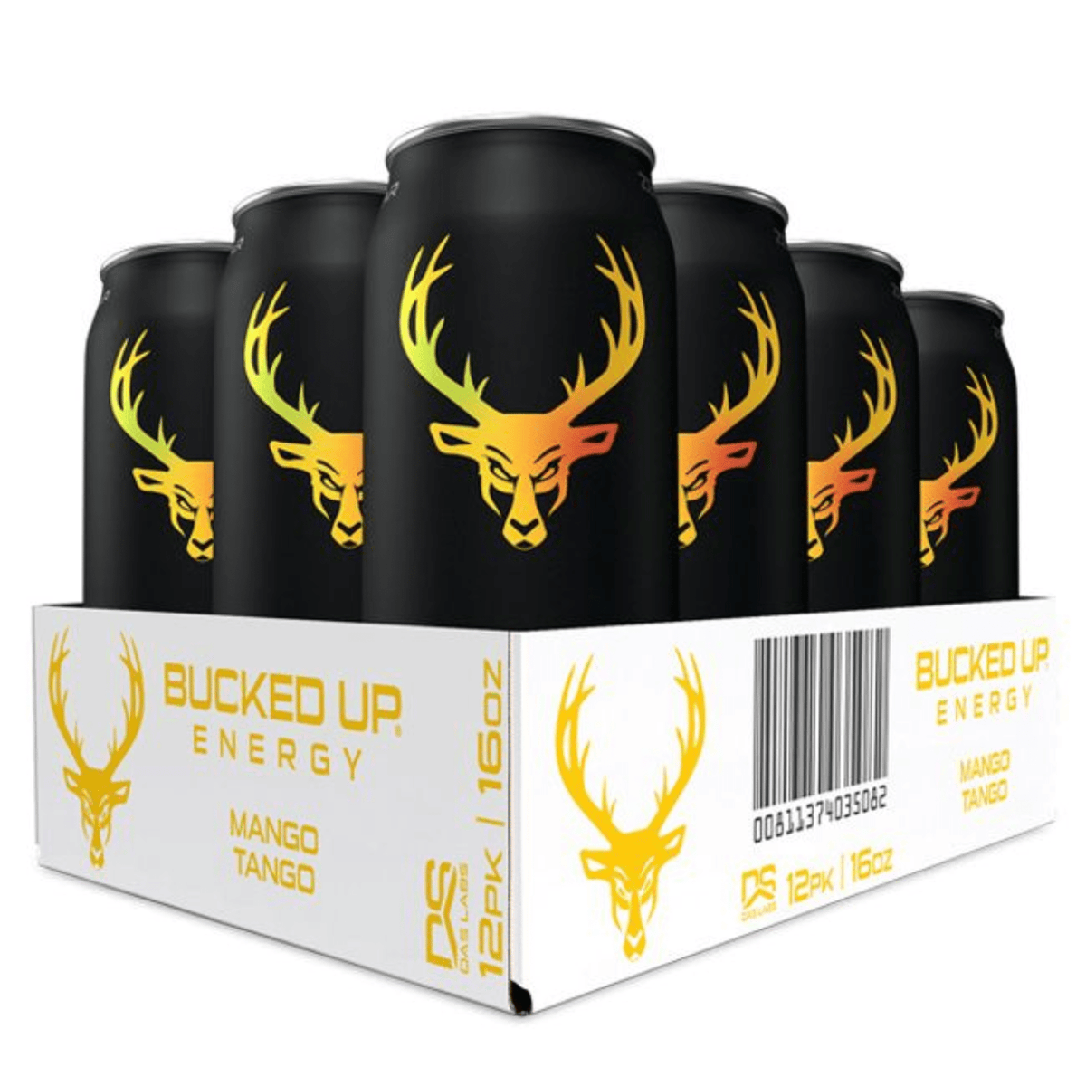 Bucked Up Energy, 12ct size, Mango Tango flavor