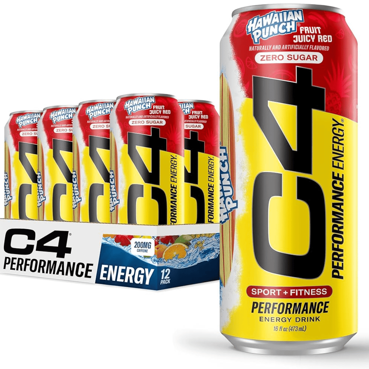 C4 Energy, 12ct size, Hawaiian Fruit Punch flavor