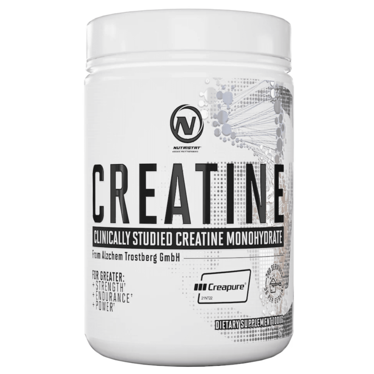 Nutristat Creapure Creatine, 1000g size