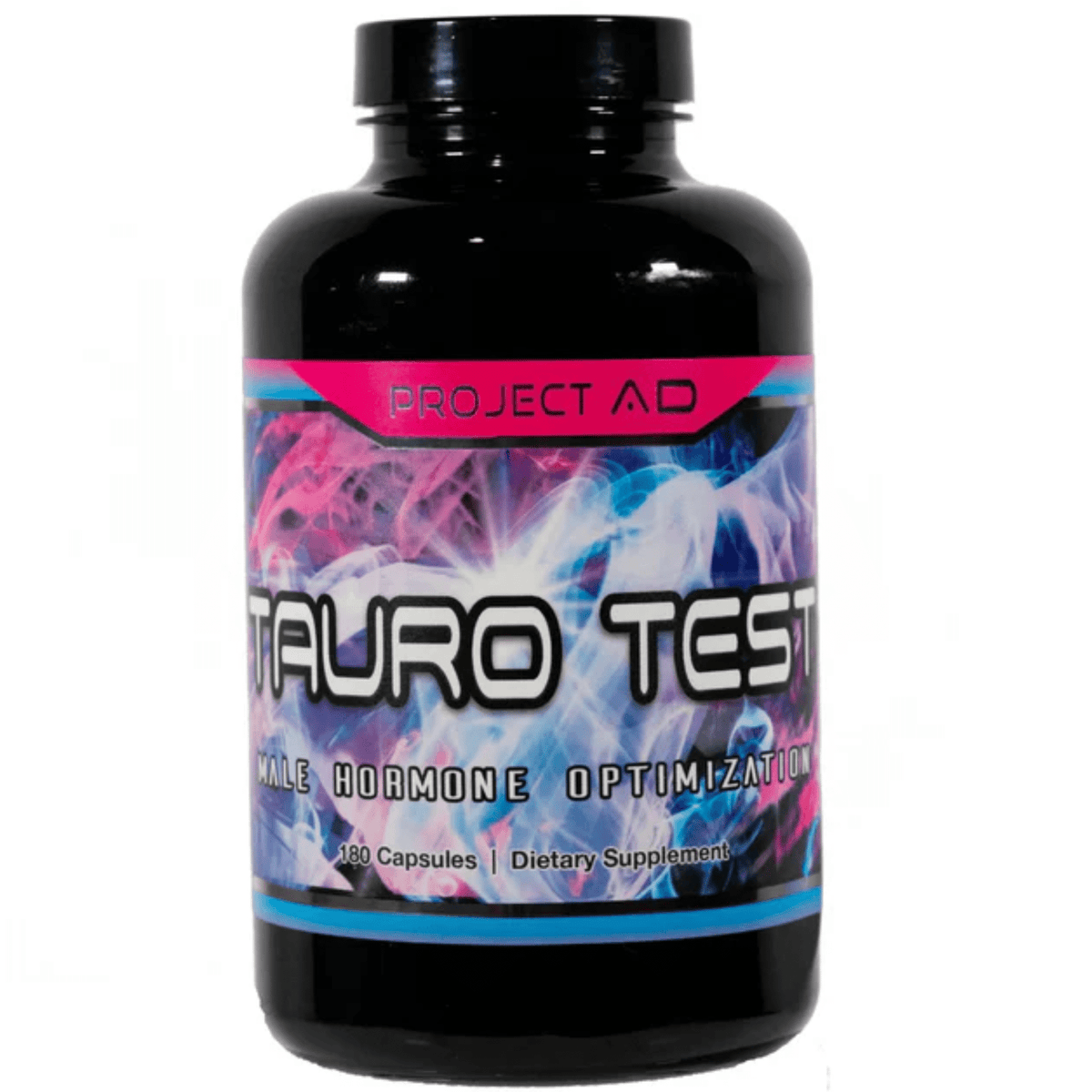 Project AD Taurotest testosterone support supplement, front of container