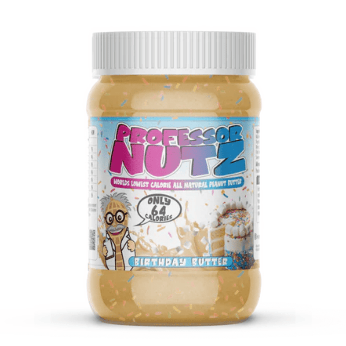 Professor Nutz Peanut Butter protein bar, Birthday Butter flavor