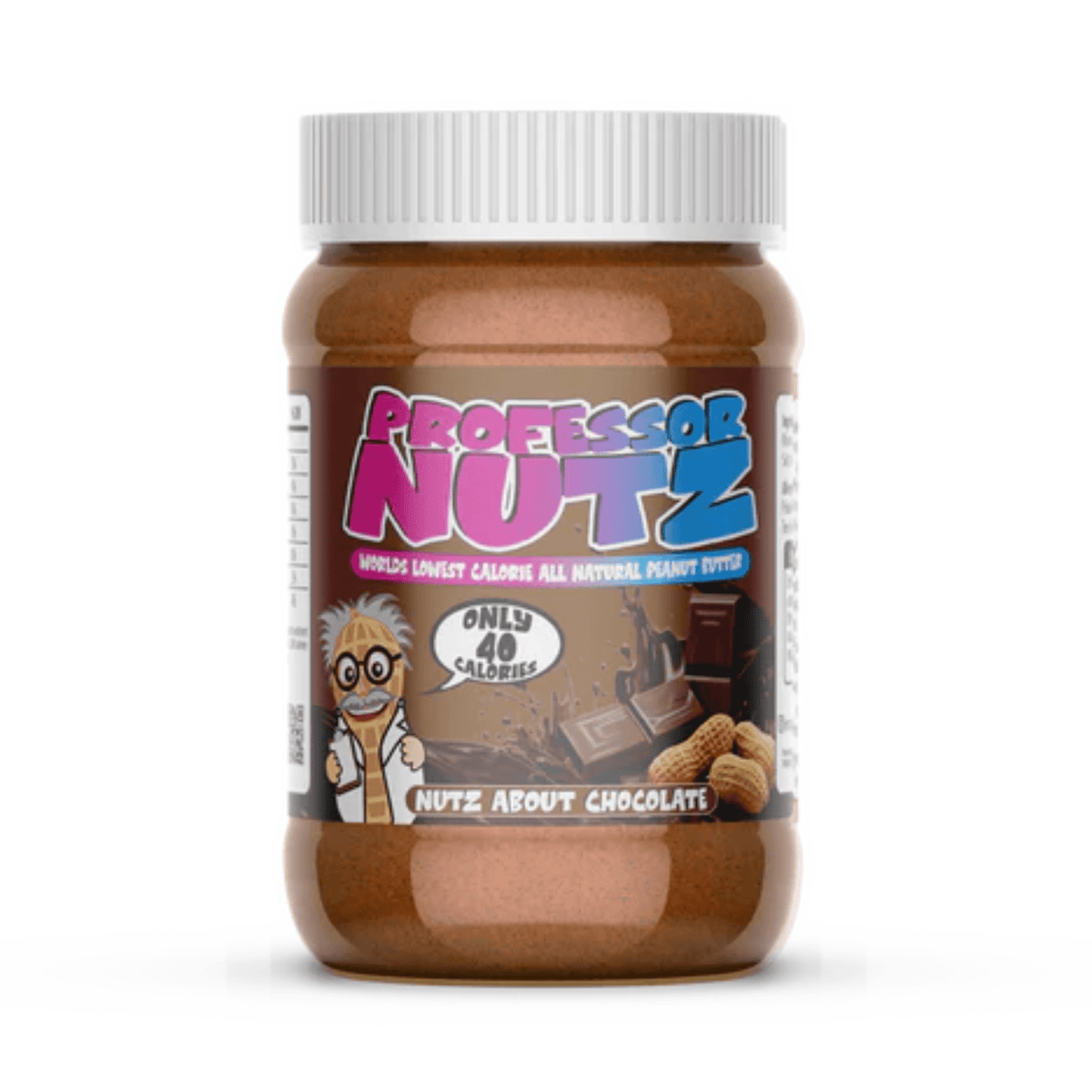 Professor Nutz Peanut Butter protein bar, Chocolate flavor