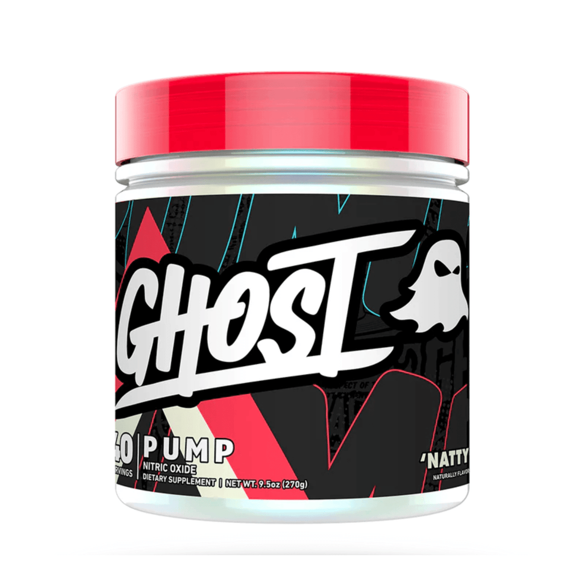 GHOST Pump V2 stim-free pump powder, Natty flavor