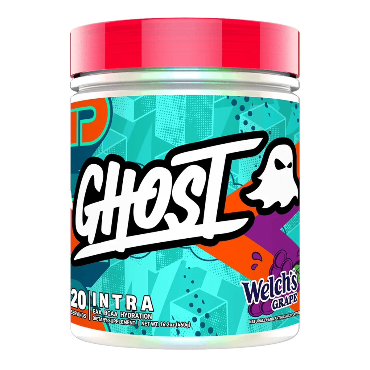 Ghost INTRA amino acid powder, Welch's Grape flavor