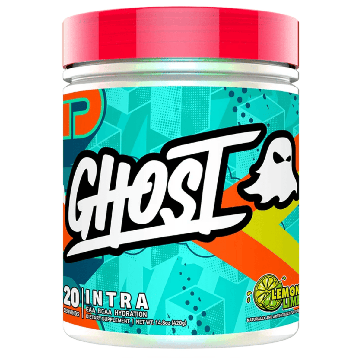 Ghost INTRA amino acid powder, Lemon Lime flavor