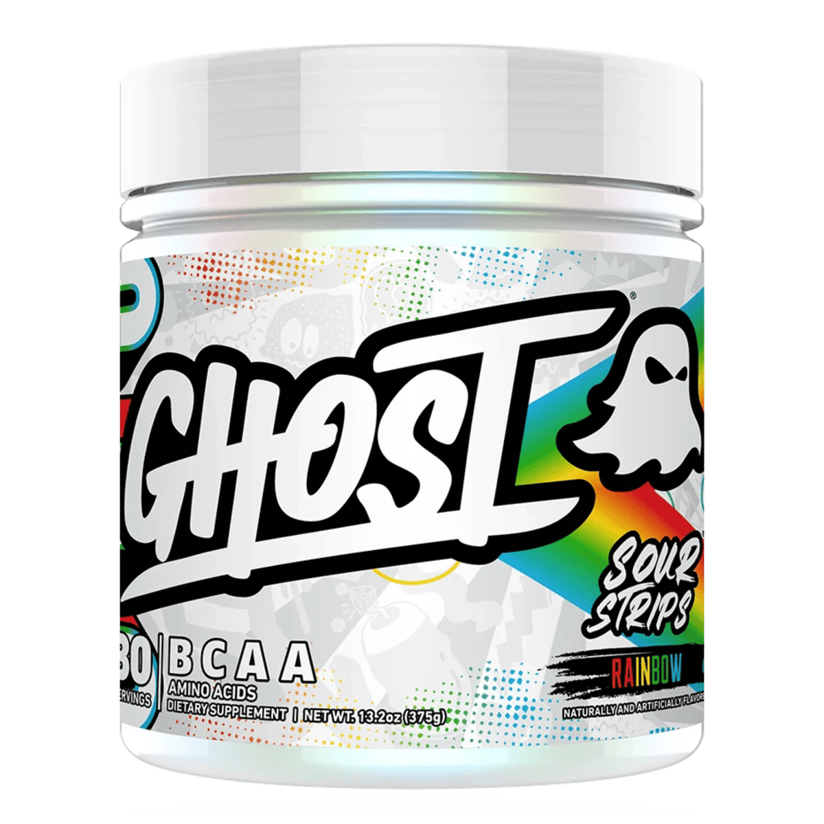 GHOST BCAA Aminos + Hydration, front of container