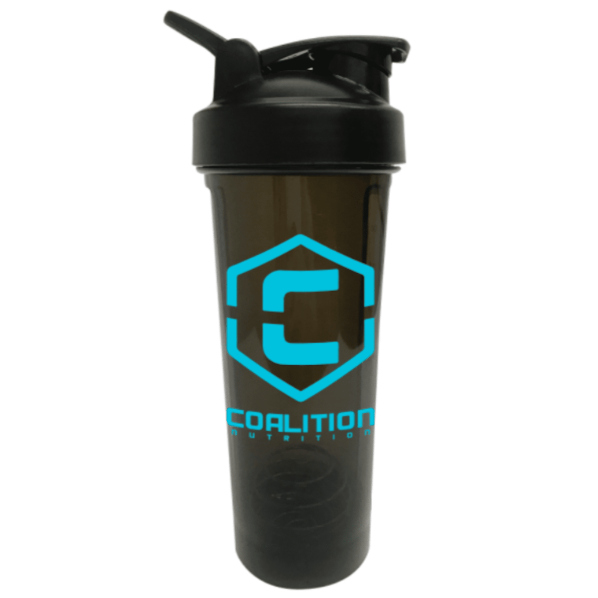 Coalition Nutrition Titan Shaker apparel, Black & Blue colorway