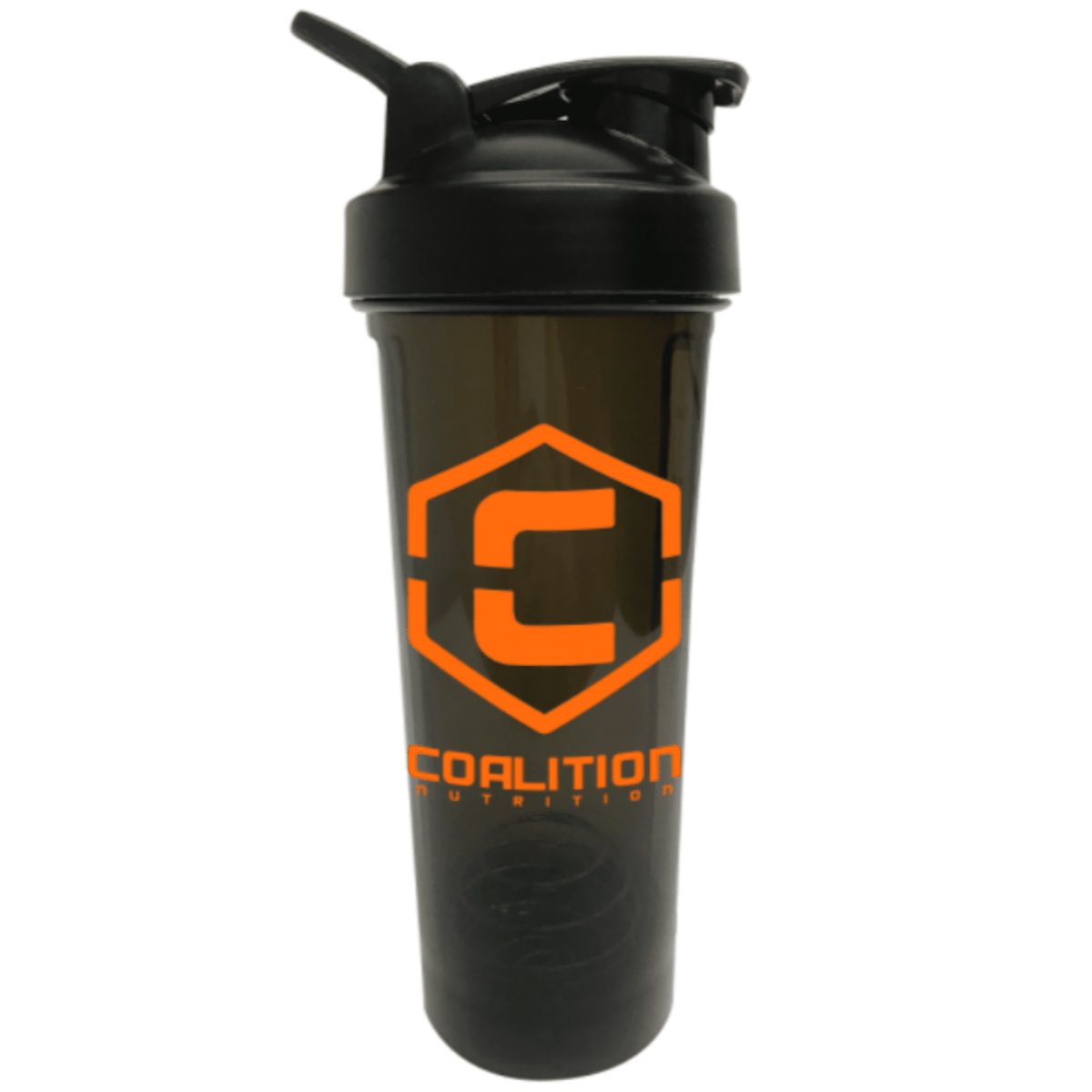 Coalition Nutrition Titan Shaker apparel, Black & Orange colorway