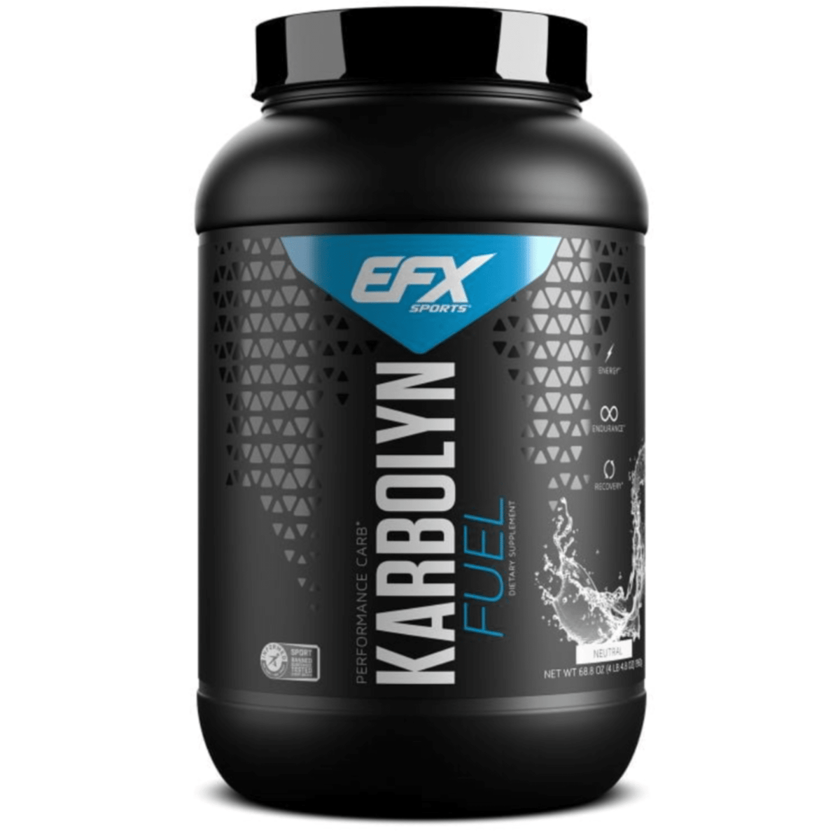 EFX Karbolyn Fuel carbohydrate powder, 4.4lb size, Neutral flavor