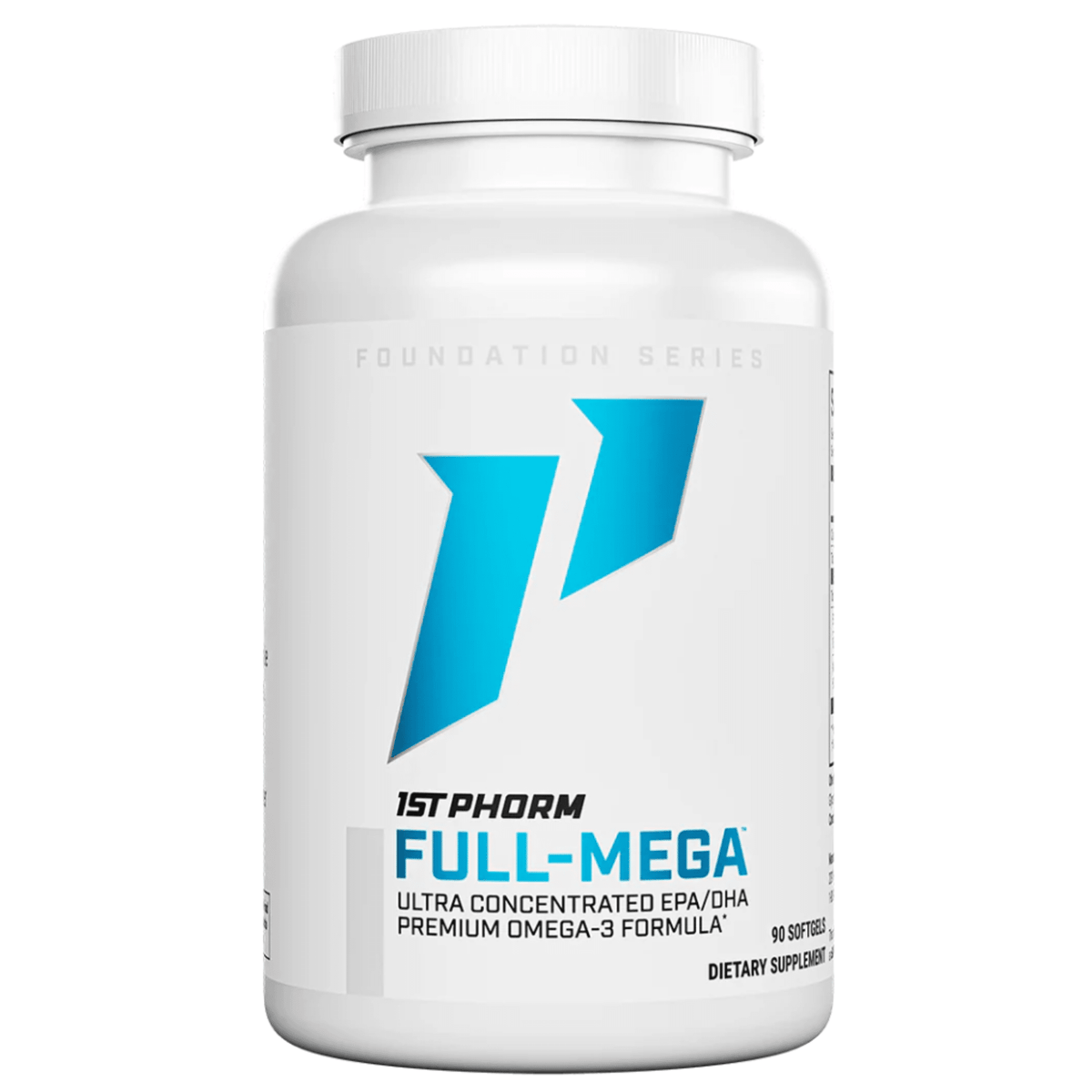 1st Phorm Full Mega supplement, front of container