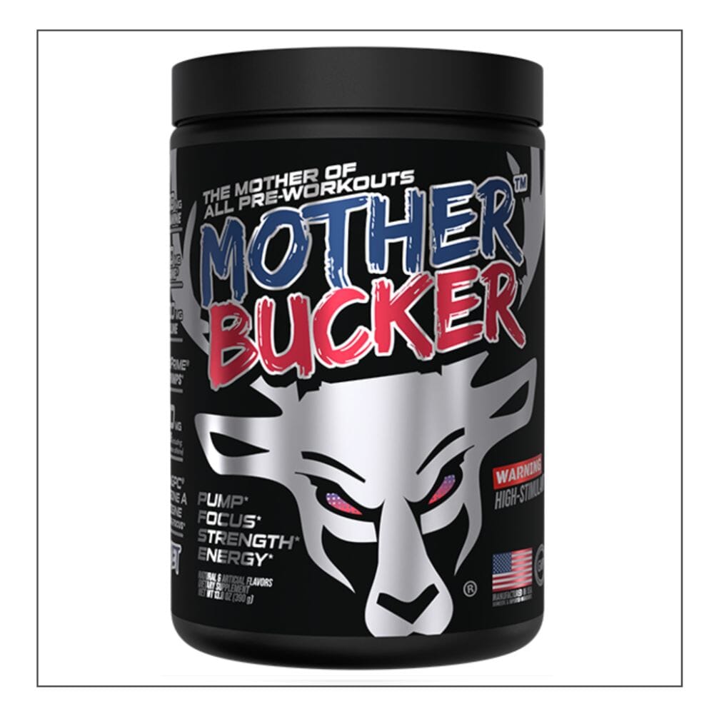 Das Labs Bucked Up Mother Bucker Pre Workout, front of container
