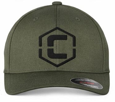 Coalition Nutrition V2 Logo Hat apparel, Olive colorway, Small / Medium size