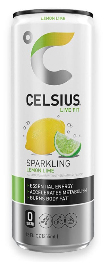 Celsius Energy, 12ct size, Lemon Lime flavor