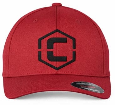 Coalition Nutrition V2 Logo Hat apparel, Red colorway, Small / Medium size