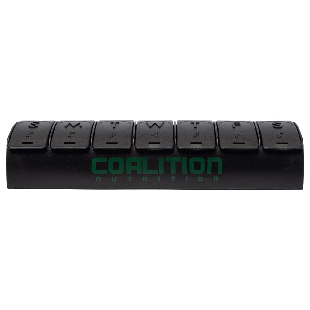 Coalition Nutrition Pill Box supplement, Black colorway
