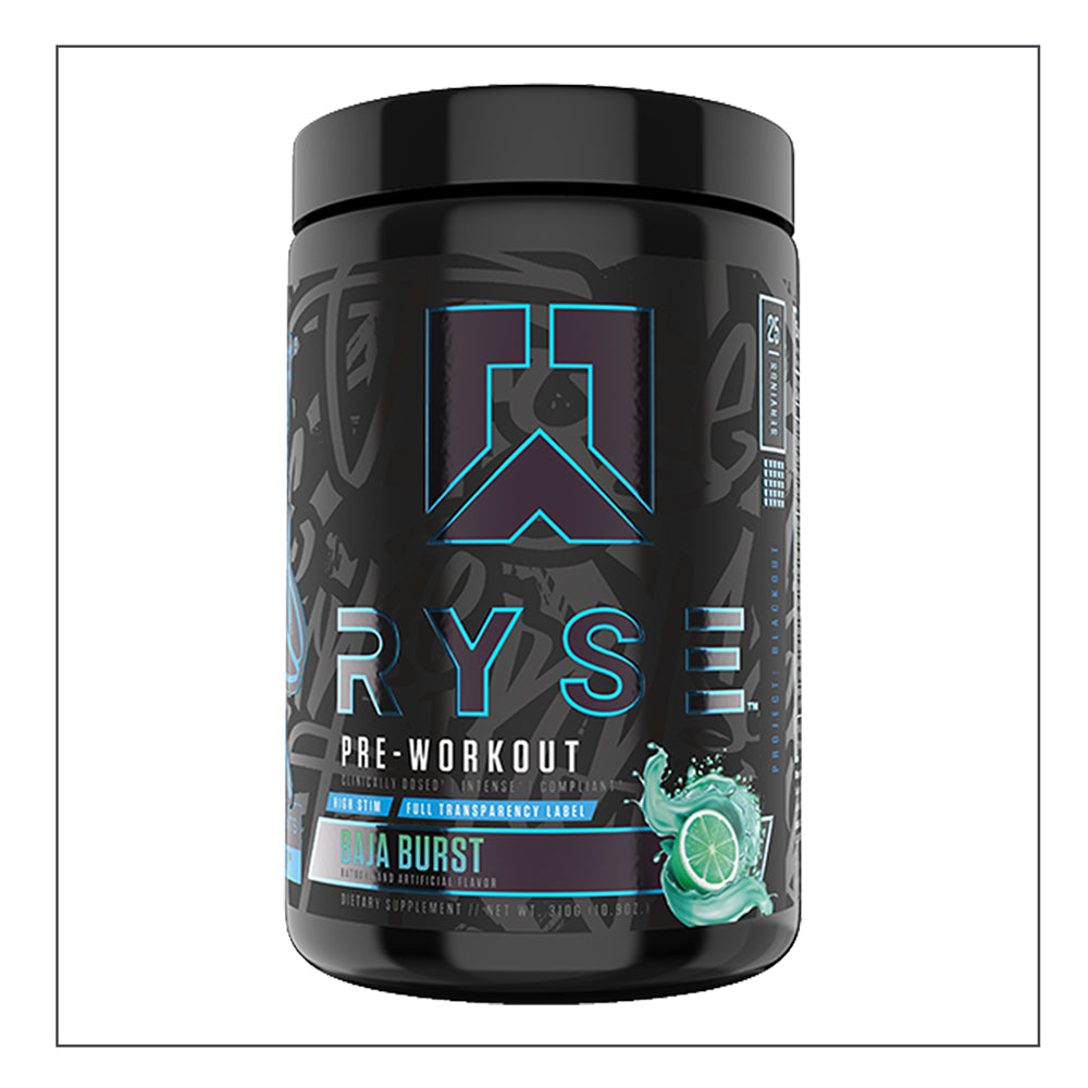Ryse Project Blackout Pre Workout, Baja Burst flavor