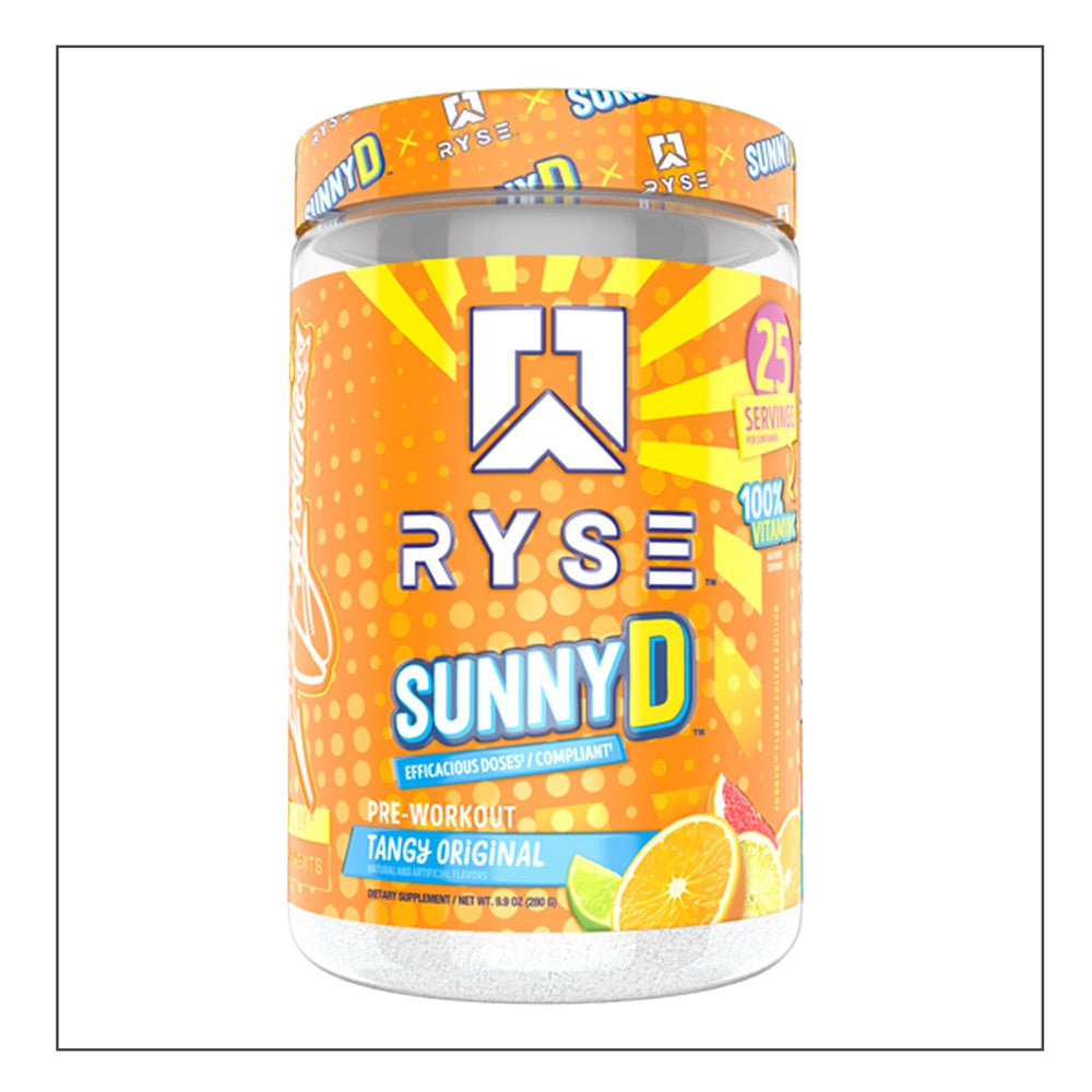 Ryse Project Blackout Pre Workout, Sunny D flavor