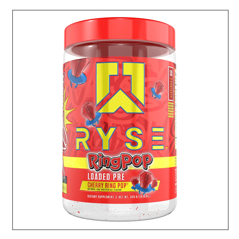 Ryse Loaded Pre Workout, Ring Pop flavor