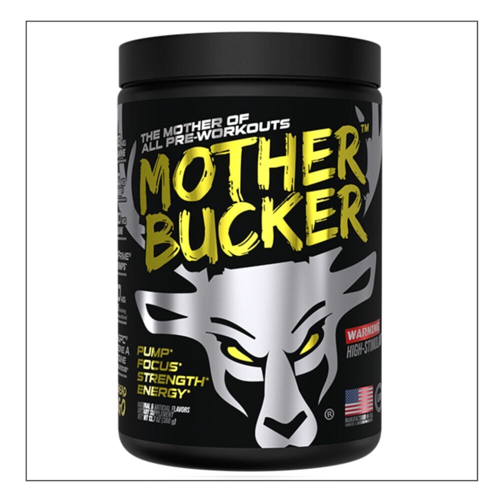 Das Labs Bucked Up Mother Bucker Pre Workout, Musclehead Mango flavor