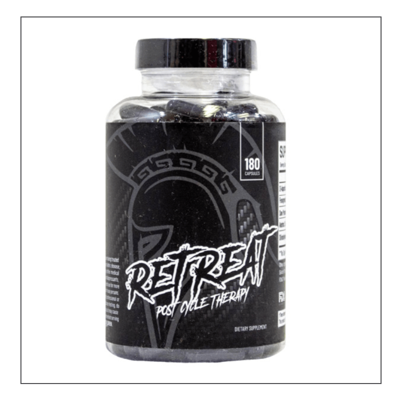 Centurion Labz Retreat post-cycle supplement, front of container