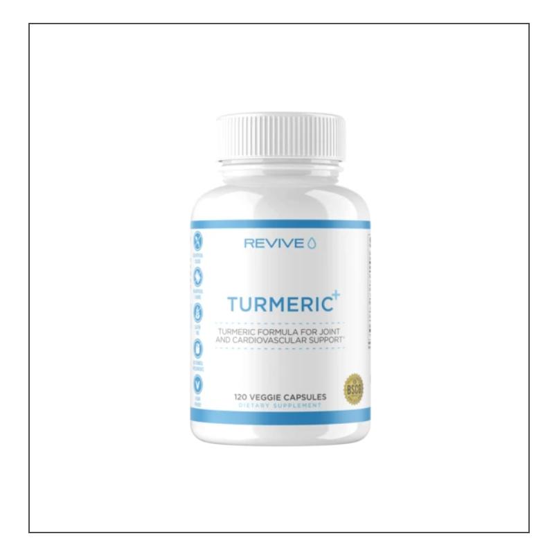 Revive Turmeric supplement, 120 Capsules size